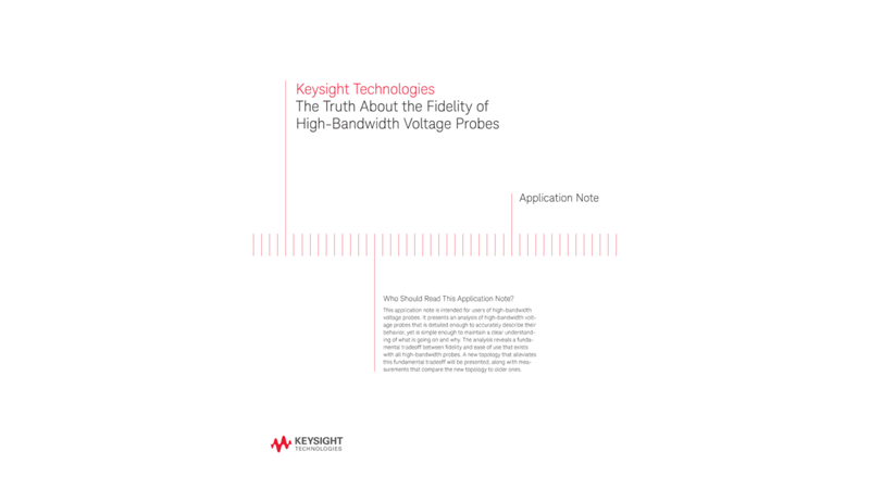 High-Bandwidth Fidelity of Voltage Probes